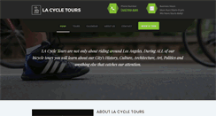 Desktop Screenshot of lacycletours.com